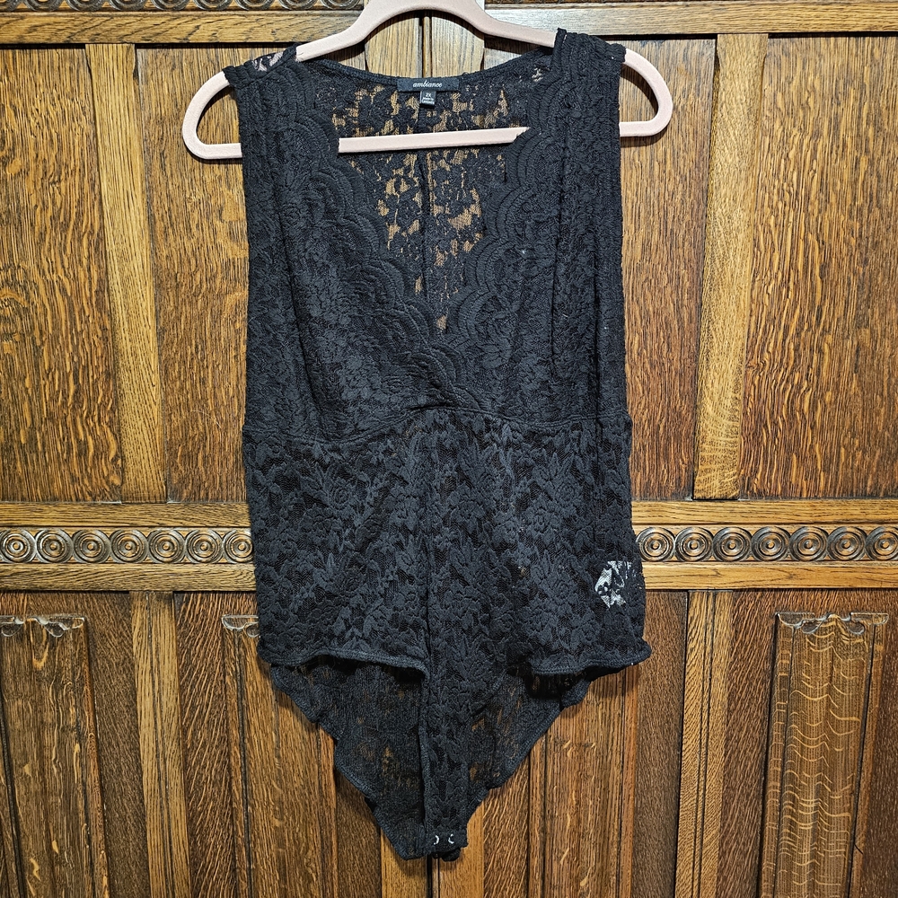 Ambiance Black Lace Top